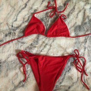 Red bikini NWOT